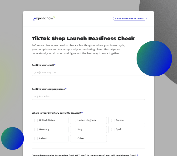 Launch readiness check ExpandNow